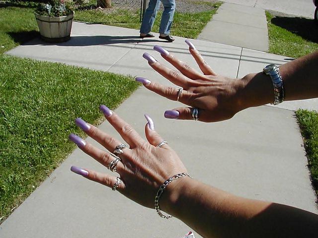 25P My fantasy, long nails...