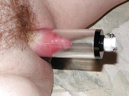 8P Pumped clit, clit pump, huge clit, tied clit, clit play
