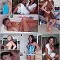25P Amateur College teen's Clothes on, Clothes off..
