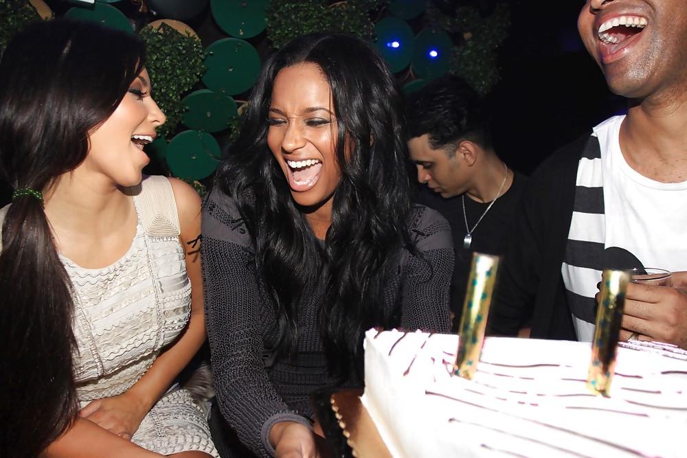 18P Kim Kardashian Ciaras Birthday Party at Greenhouse