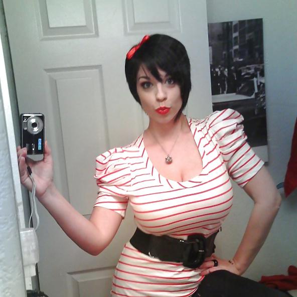 25P Busty Goddesses - Short Haired Girls With Huge Breasts, 17