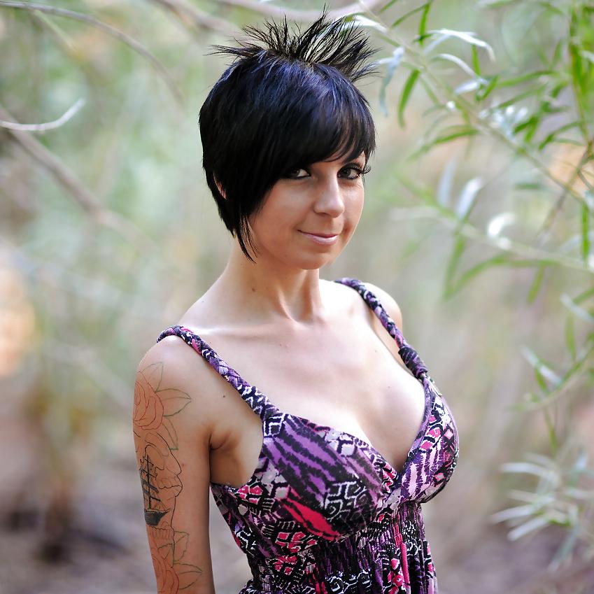 25P Busty Goddesses - Short Haired Girls With Huge Breasts, 17