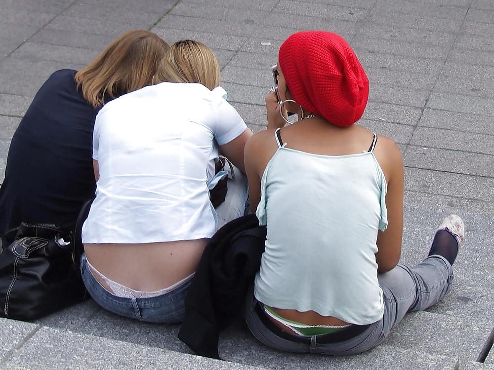 15P Sexy thong peeps