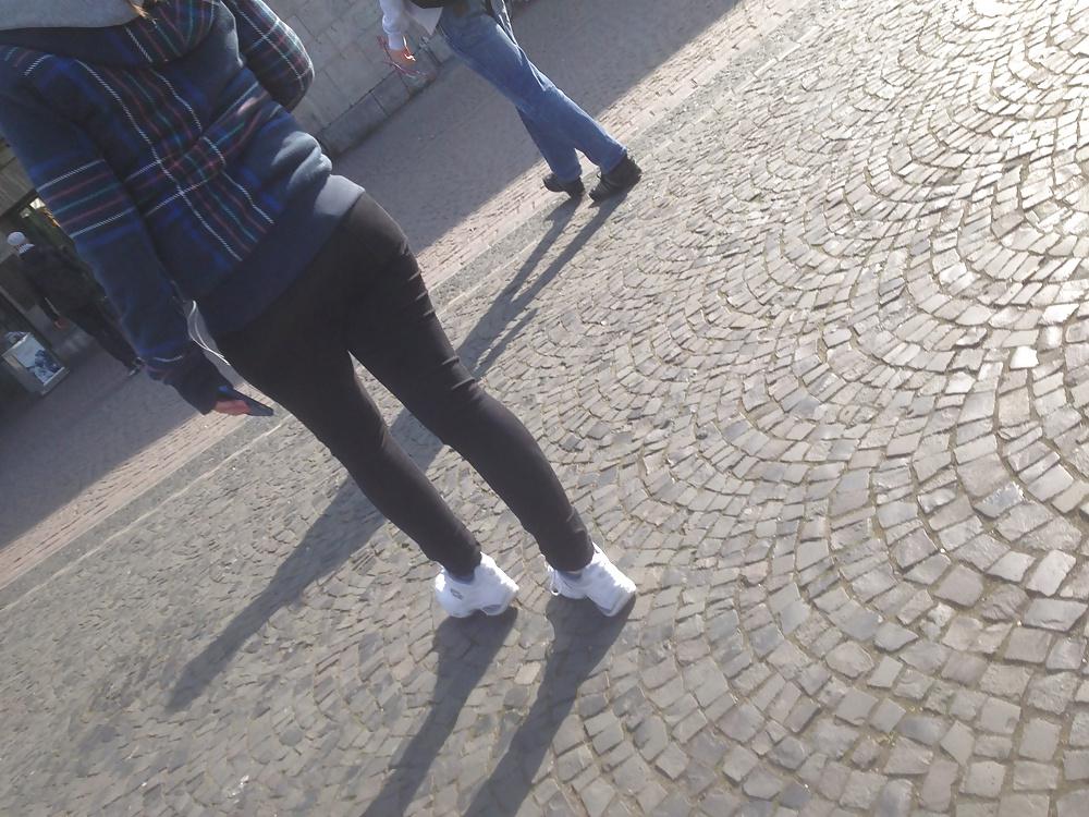 12P Voyeur - Nice Teen Ass in black Jeans