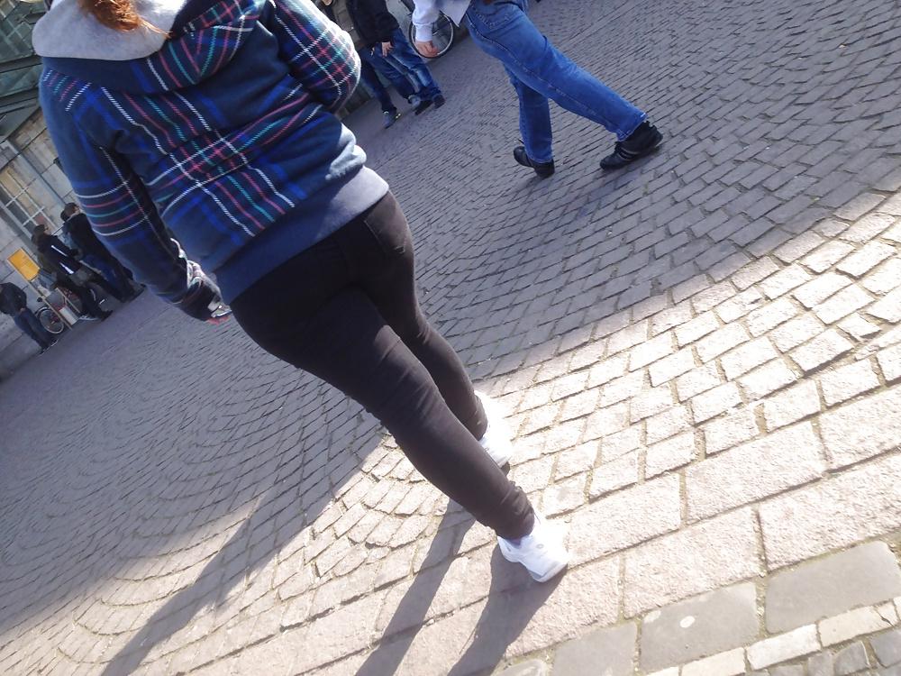 12P Voyeur - Nice Teen Ass in black Jeans