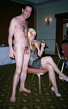 13P Women and cock 6 - More from a real private cfnm art party 