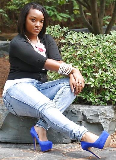 25P Jeans, Heels, & Stockings