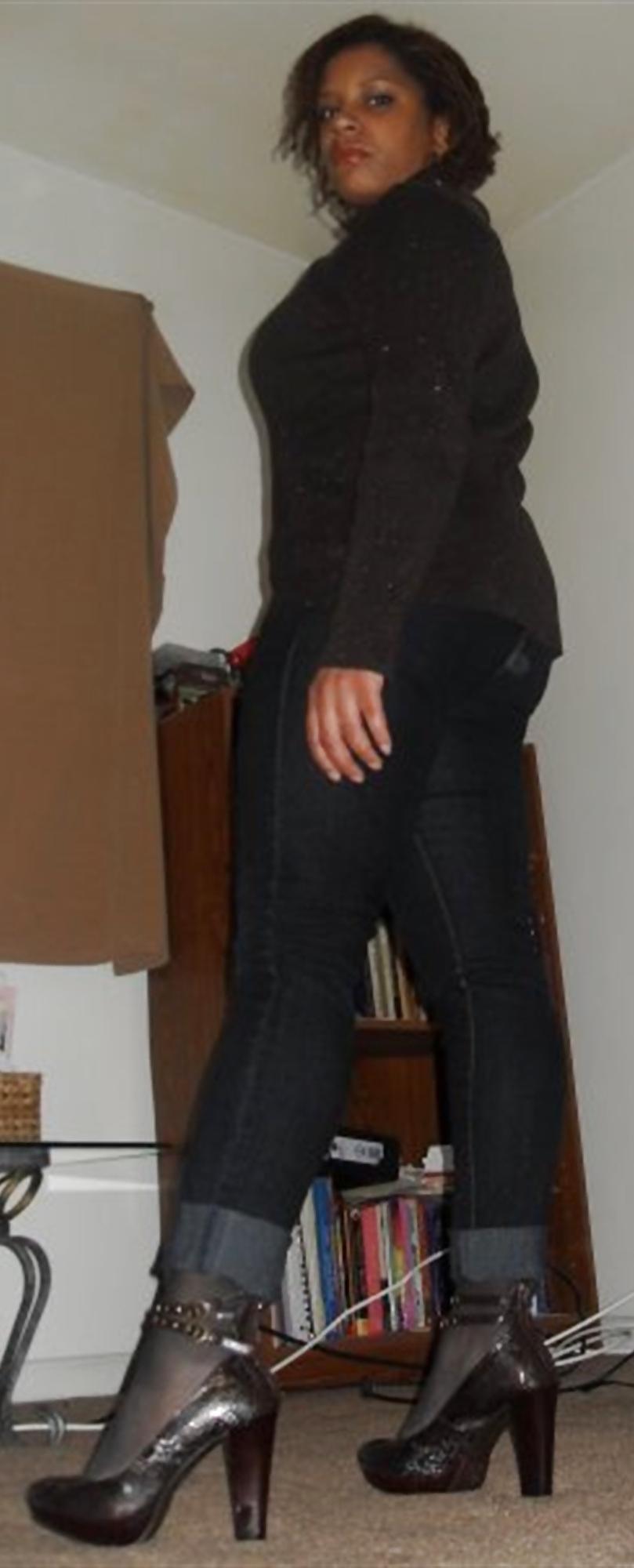 25P Jeans, Heels, & Stockings