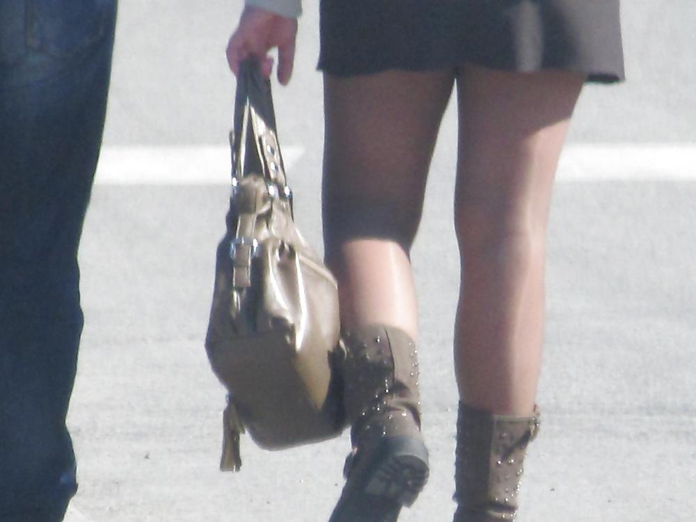 7P Short miniskirt and pantyhose