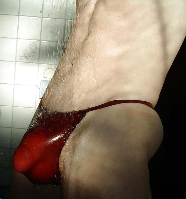 23P Men in thong