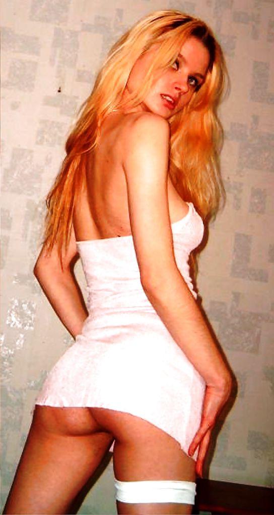 25P Private pictures of a cute teen girl in heels and stockings