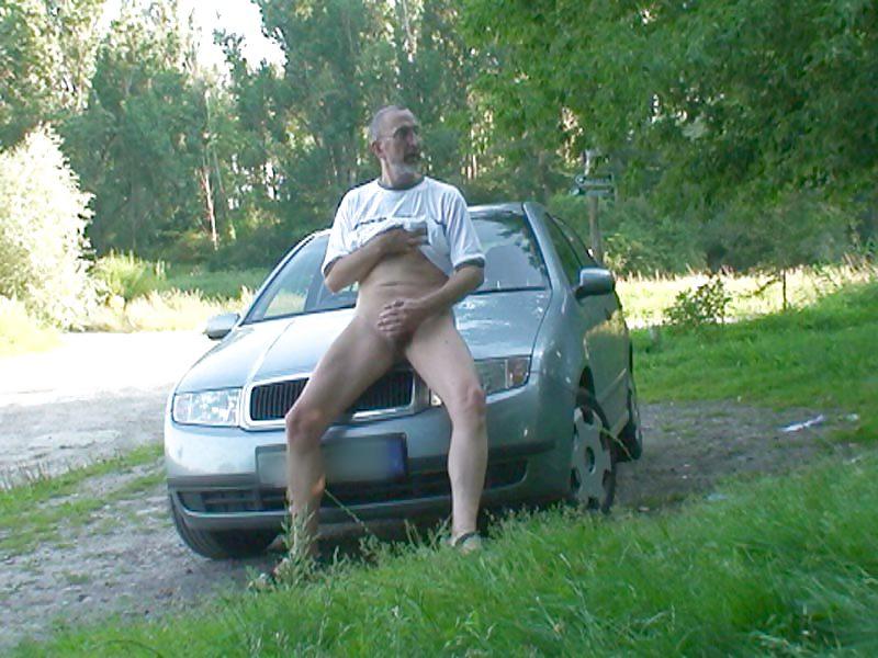8P Wichsen am Auto