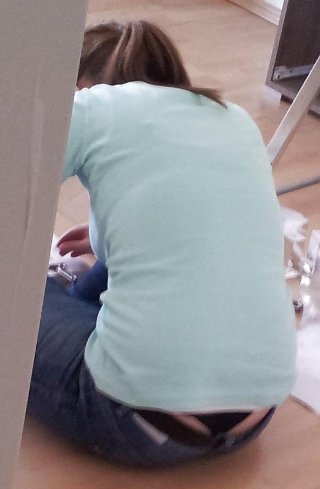 11P Girlfriend thong, voyeur, String einer Freundin