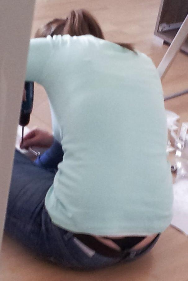 11P Girlfriend thong, voyeur, String einer Freundin