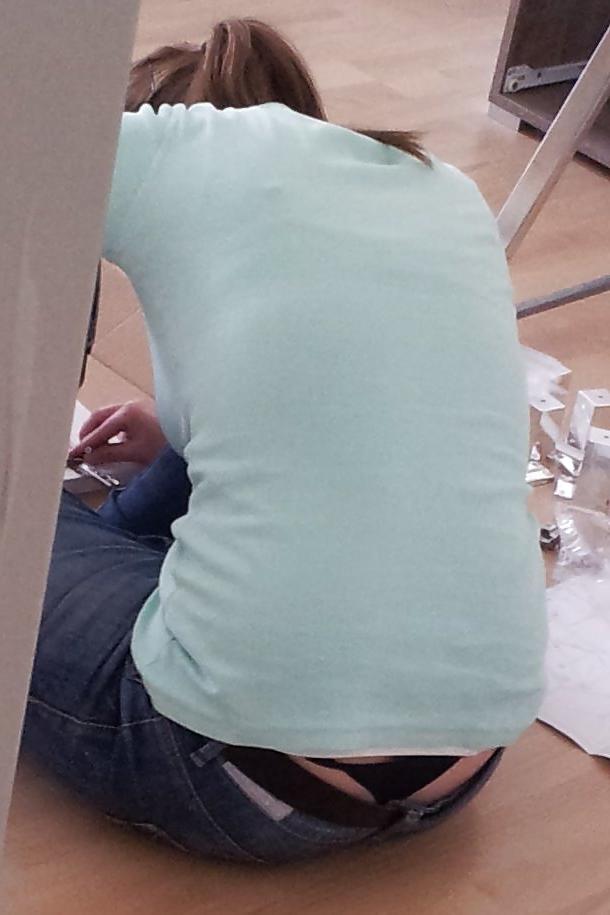 11P Girlfriend thong, voyeur, String einer Freundin