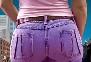 10P White Girl tight jeans ass