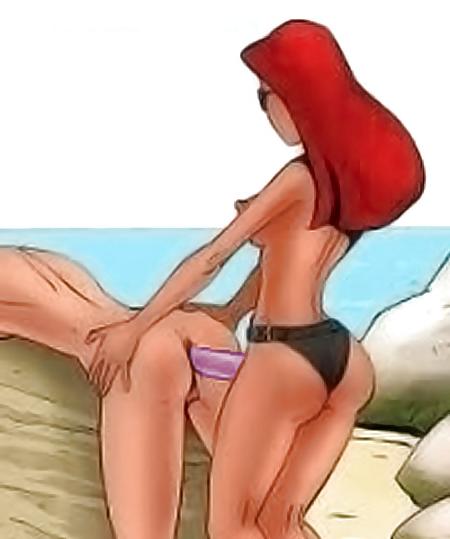 25P Strapon & Anal play toons (21)