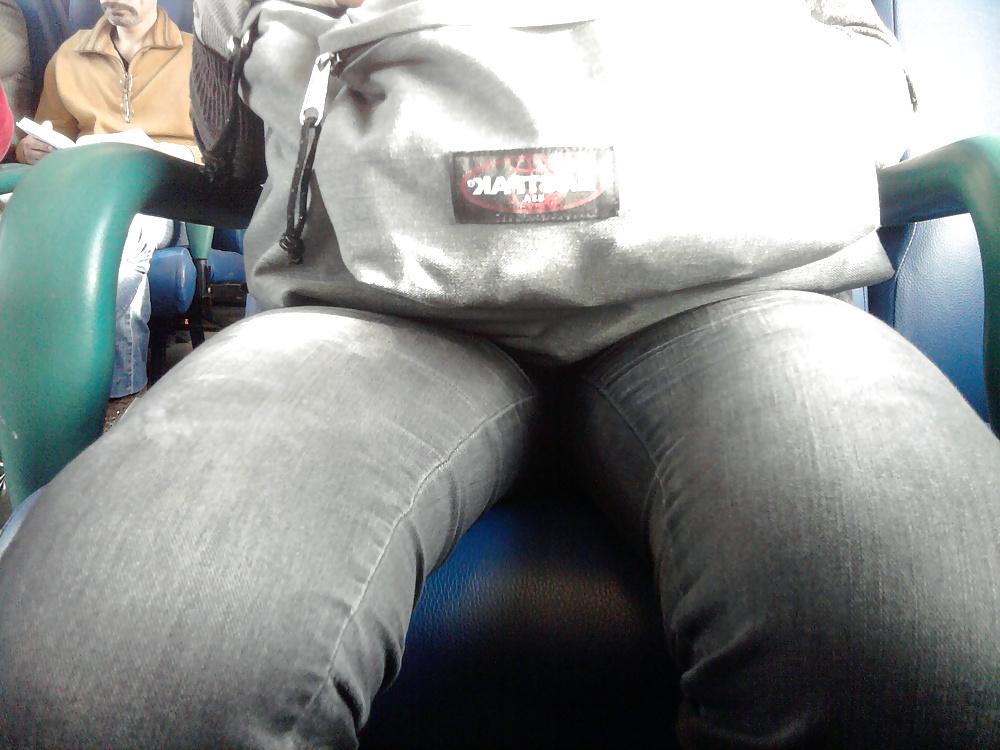 9P In attesa.  yes miniskirt and stocking