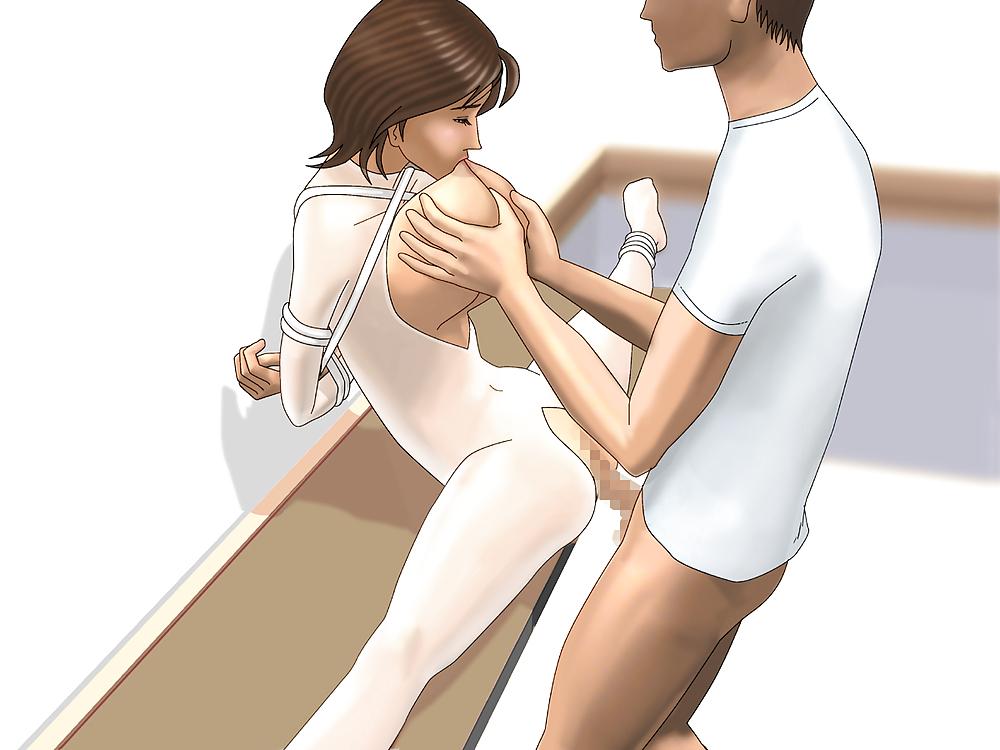 25P 0162- Cartoon Sport Girls Porn-Art Fucking 