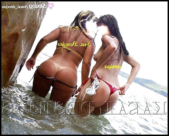 25P Brazilians amateurs public flashers again