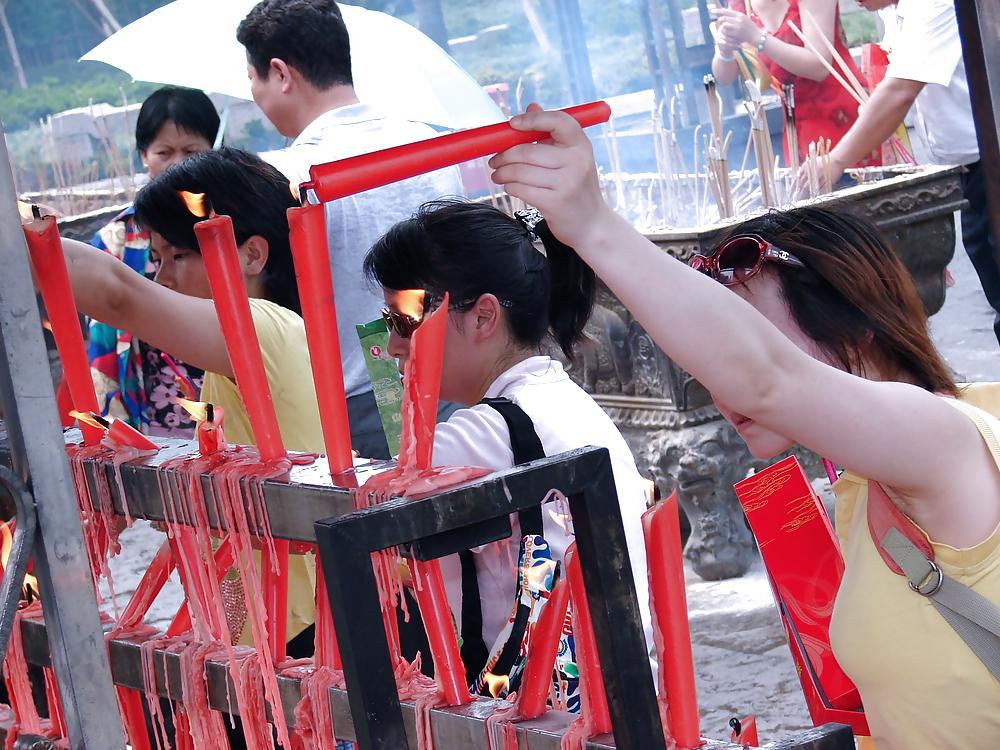 25P Candid Hairy Armpit Photography in China.