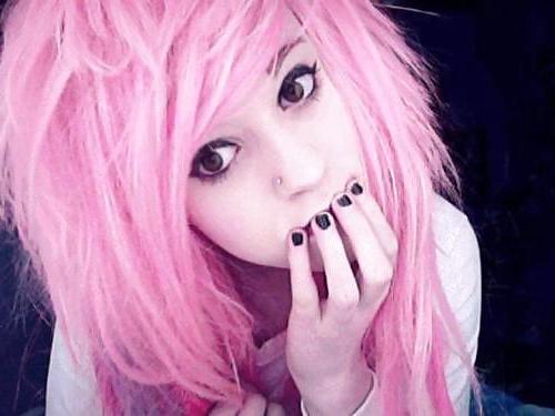 10P Pink haired girls