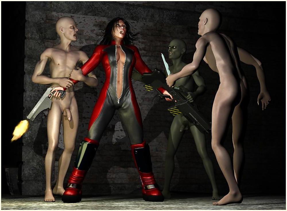 19P Blades crafts 3d BDSM artwork of severe punishment