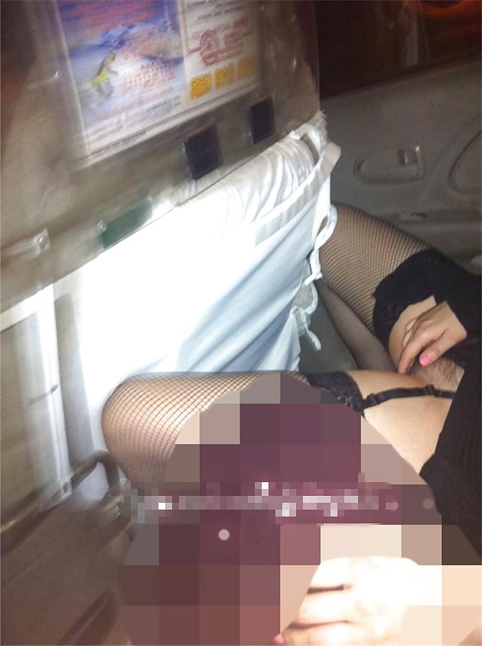 25P Shamless Asian Wife Topless Public Nude