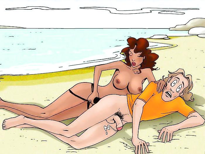 25P Strapon & Anal play toons (9)