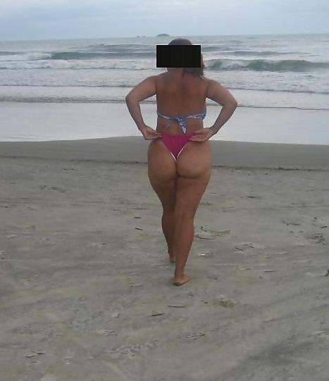 11P Mature Brazilian Lady on the beach