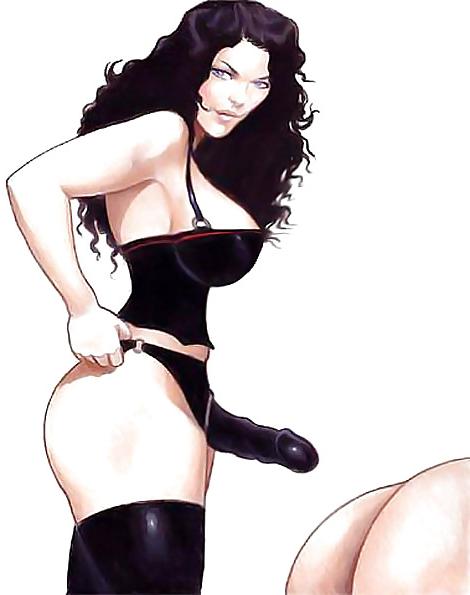 25P Strapon & Anal play toons (2)