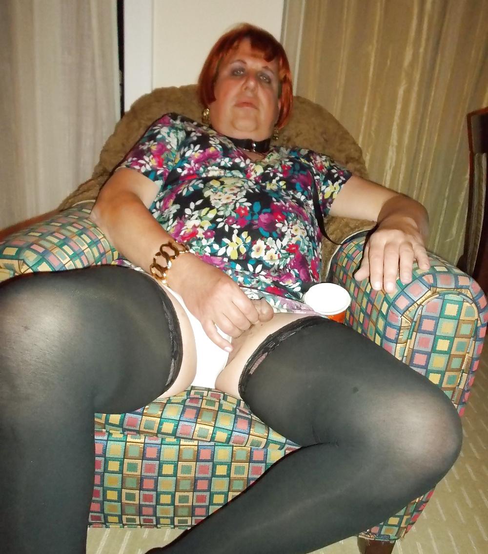 25P Slut wife and sissy hubby at play