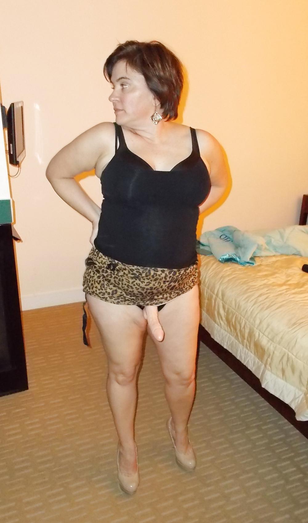 25P Slut wife and sissy hubby at play