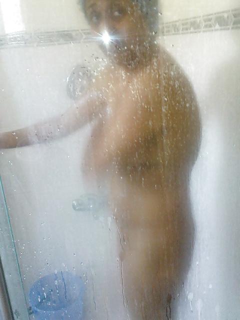 9P Bangladeshi Rimsha In bathroom
