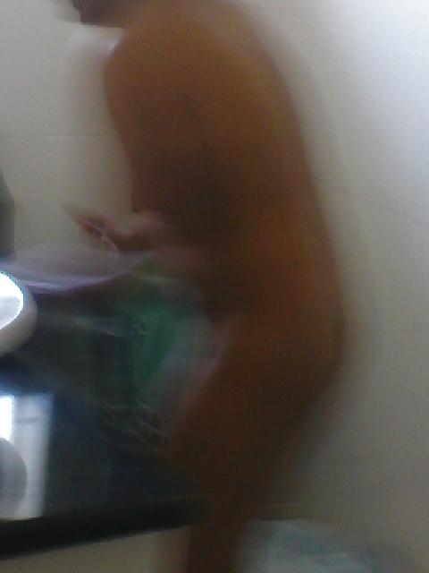 9P Bangladeshi Rimsha In bathroom