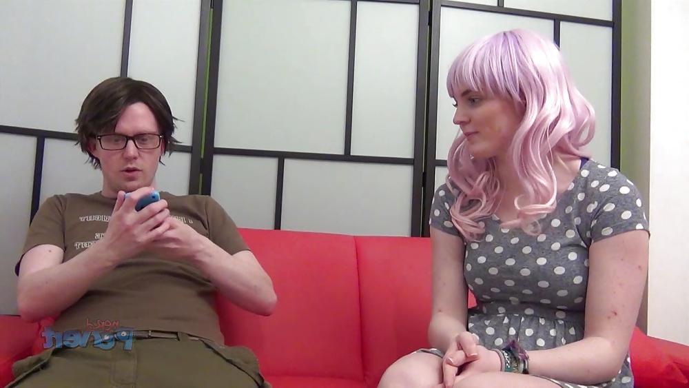 10P Purple Haired Cock Sucker