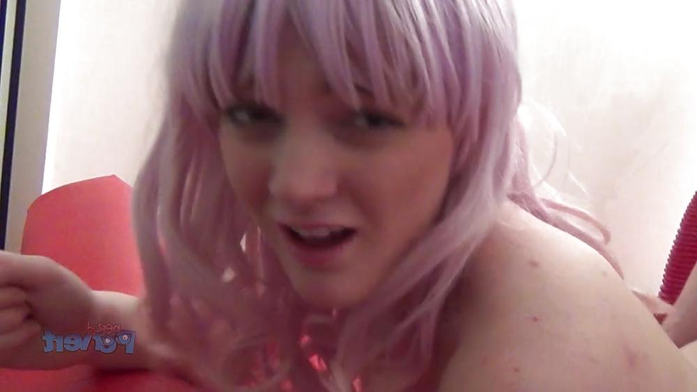 10P Purple Haired Cock Sucker