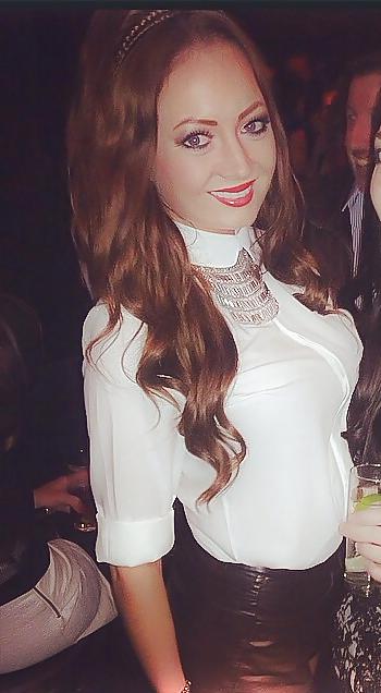 25P Bimbo show off laura loves flashing her thongs and tits