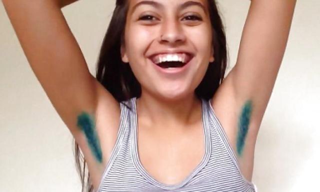 11P Colorful Hairy Armpit
