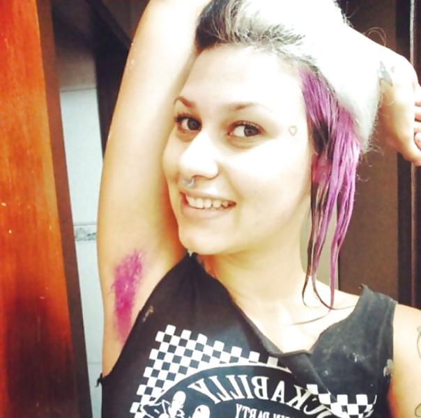 11P Colorful Hairy Armpit
