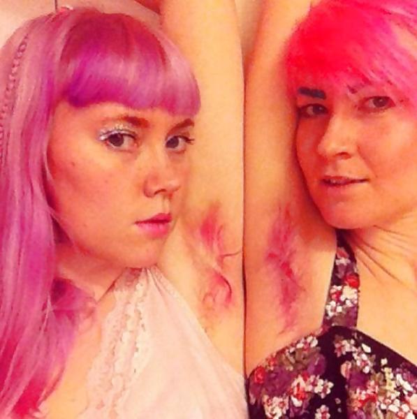 11P Colorful Hairy Armpit