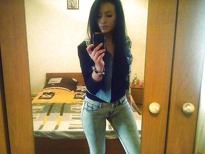 25P Hot little teens in skin tight jeans