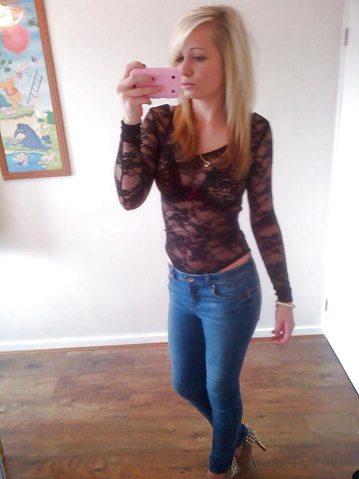 25P Hot little teens in skin tight jeans