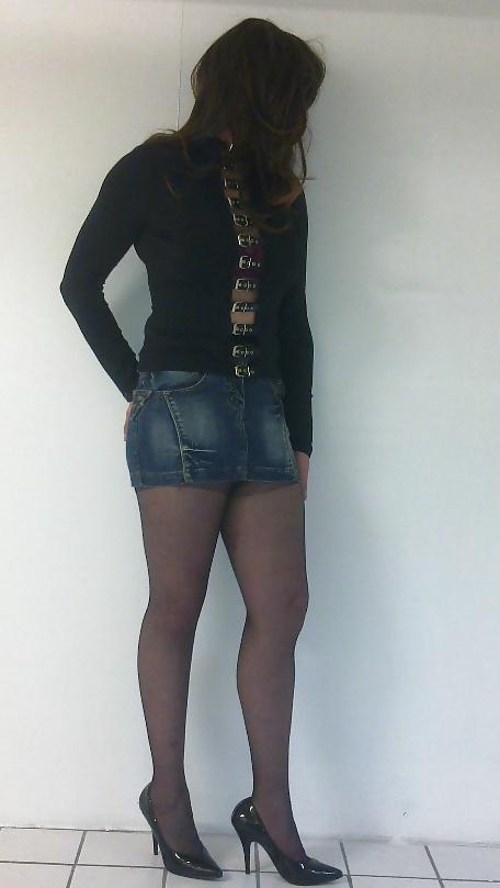 6P Kurzer Jeansrock, Sissy, CD-TV
