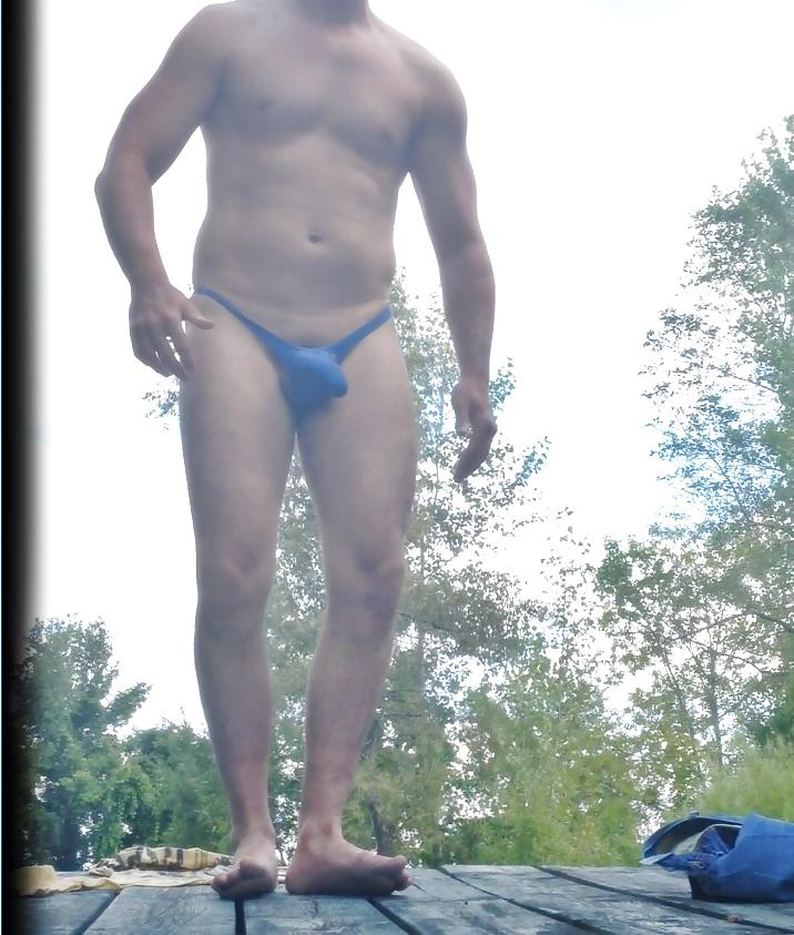 11P Joe Snyder Blue Thong