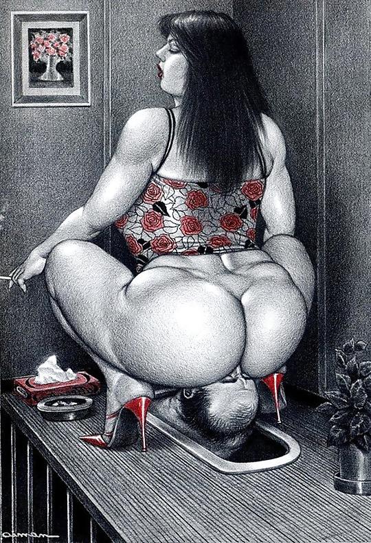 25P Asian BBW Femdom ART