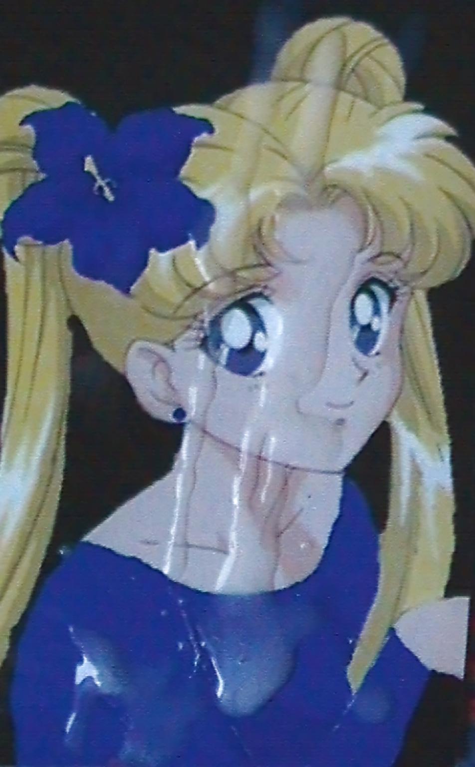25P Jerking and cum on Saylormoon