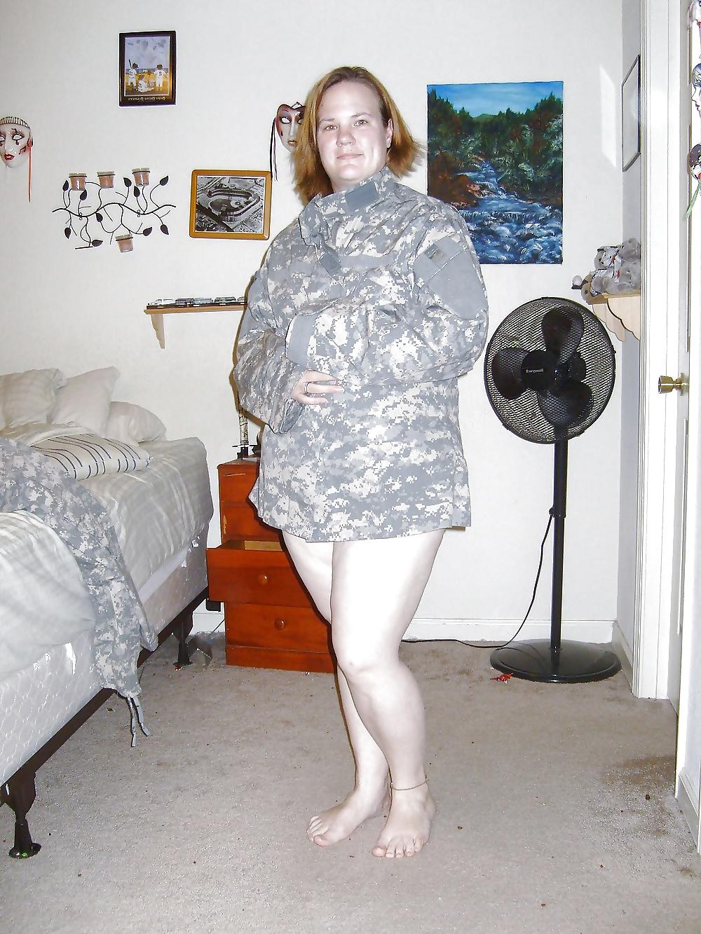 11P Military MILF Sharon V Barr