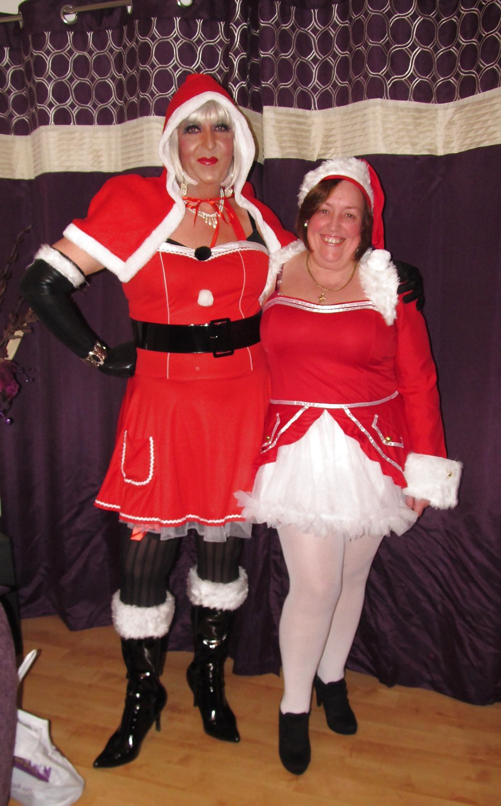 10P Mistress Christmas & Katrina on a night out up Birmingham!