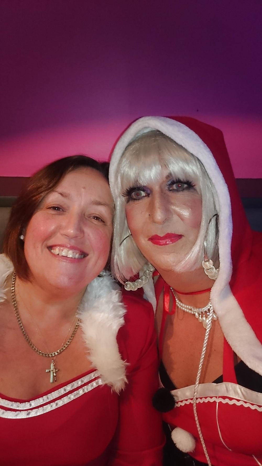 10P Mistress Christmas & Katrina on a night out up Birmingham!